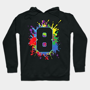 8Th Birthday For Girls Boys Hoodie